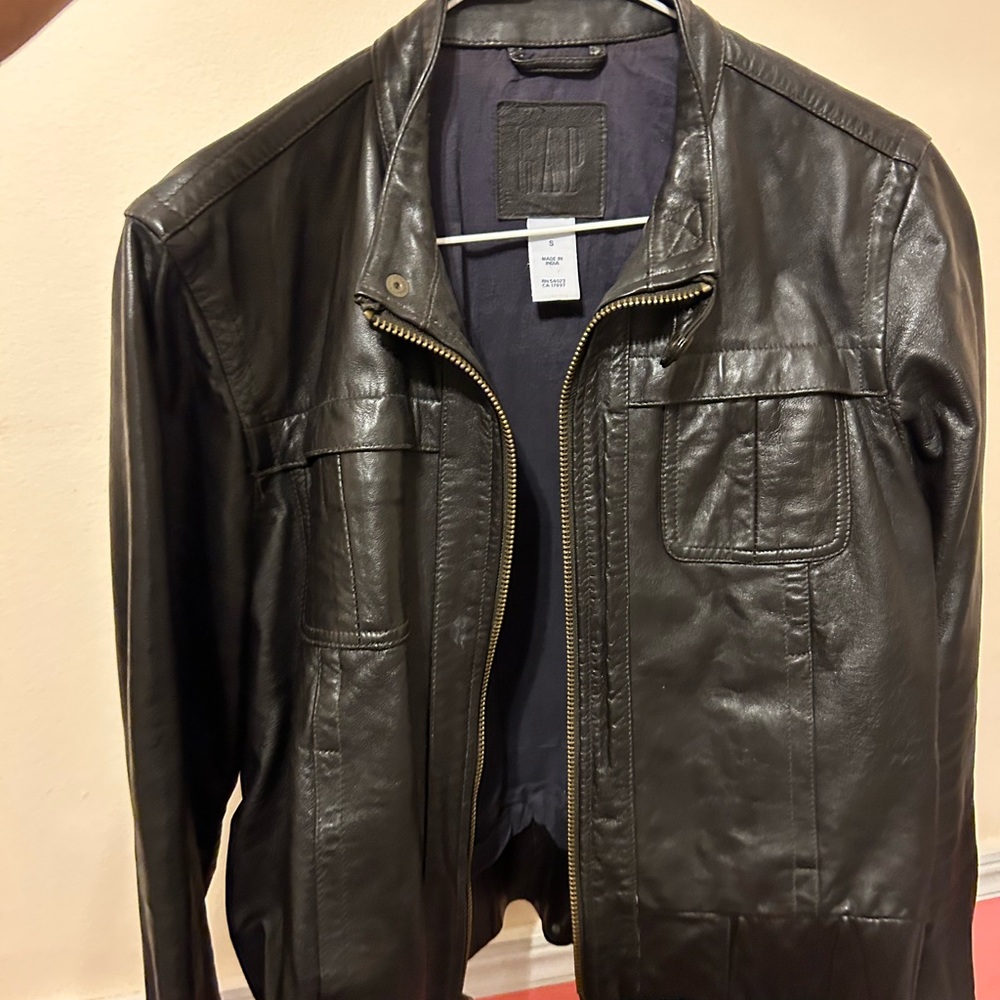 Gap Leather Jacket - image 1